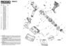 Thumbnail RIDGE R84015 18V Drill Driver PARTS MANUAL EXPLODED VIEWS